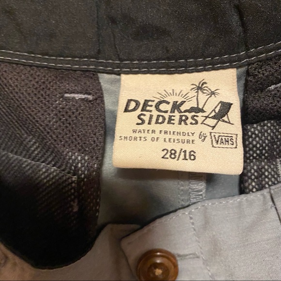 Gray Vans Flat Front Shorts - Picture 3 of 4